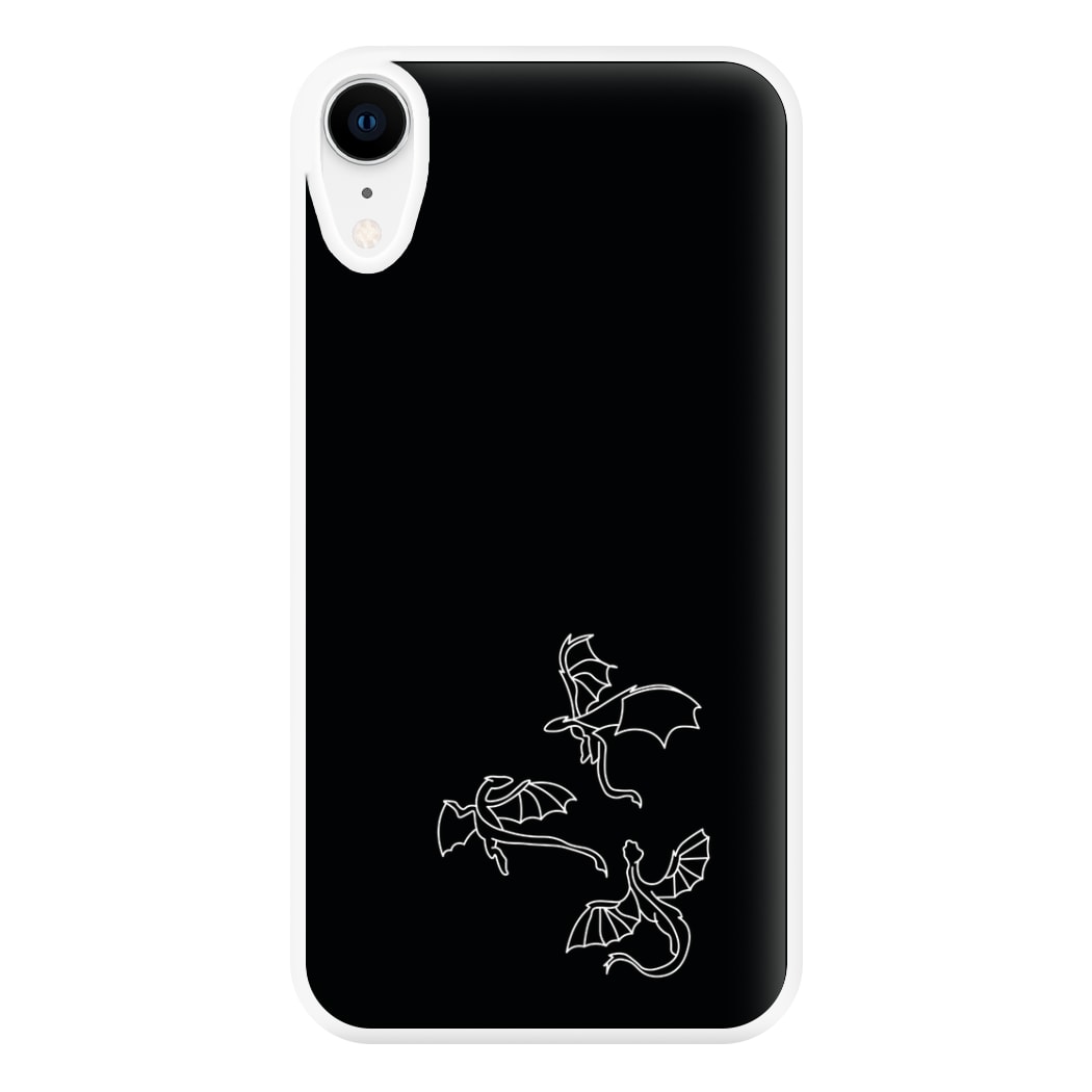 Three Dragons - Dragon Patterns Phone Case for iPhone XR