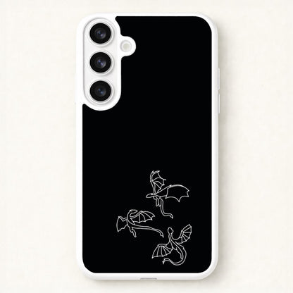 Three Dragons - Dragon Patterns Phone Case for Galaxy S26