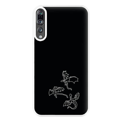 Three Dragons - Dragon Patterns Phone Case for Huawei P20 Pro