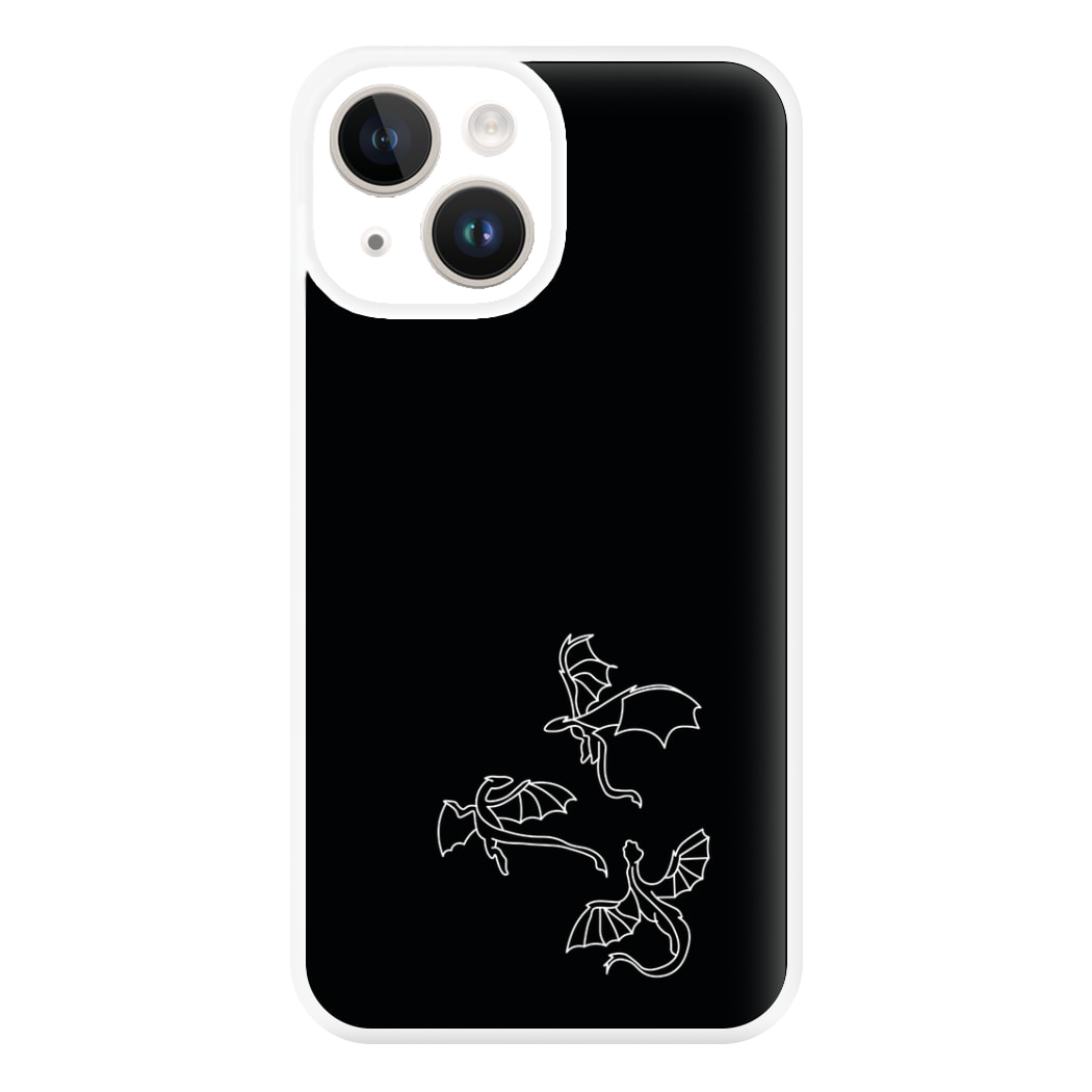 Three Dragons - Dragon Patterns Phone Case for iPhone 14