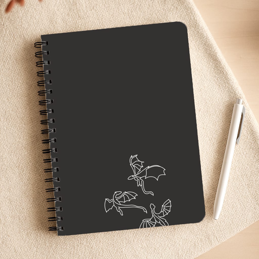 Three Dragons - Dragon Patterns Notepad