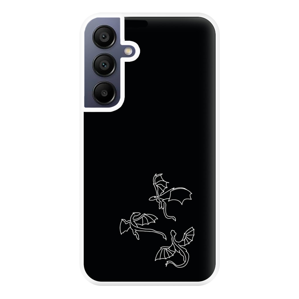 Three Dragons - Dragon Patterns Phone Case for Galaxy A16