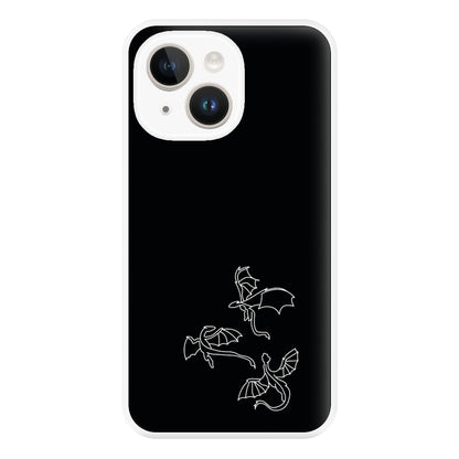 Three Dragons - Dragon Patterns Phone Case for iPhone 14 Plus