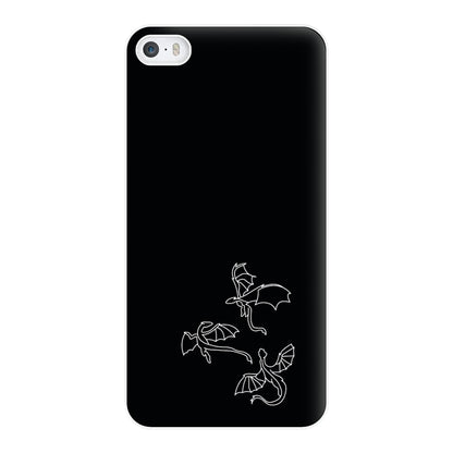 Three Dragons - Dragon Patterns Phone Case for iPhone 5 / 5s / SE 2016