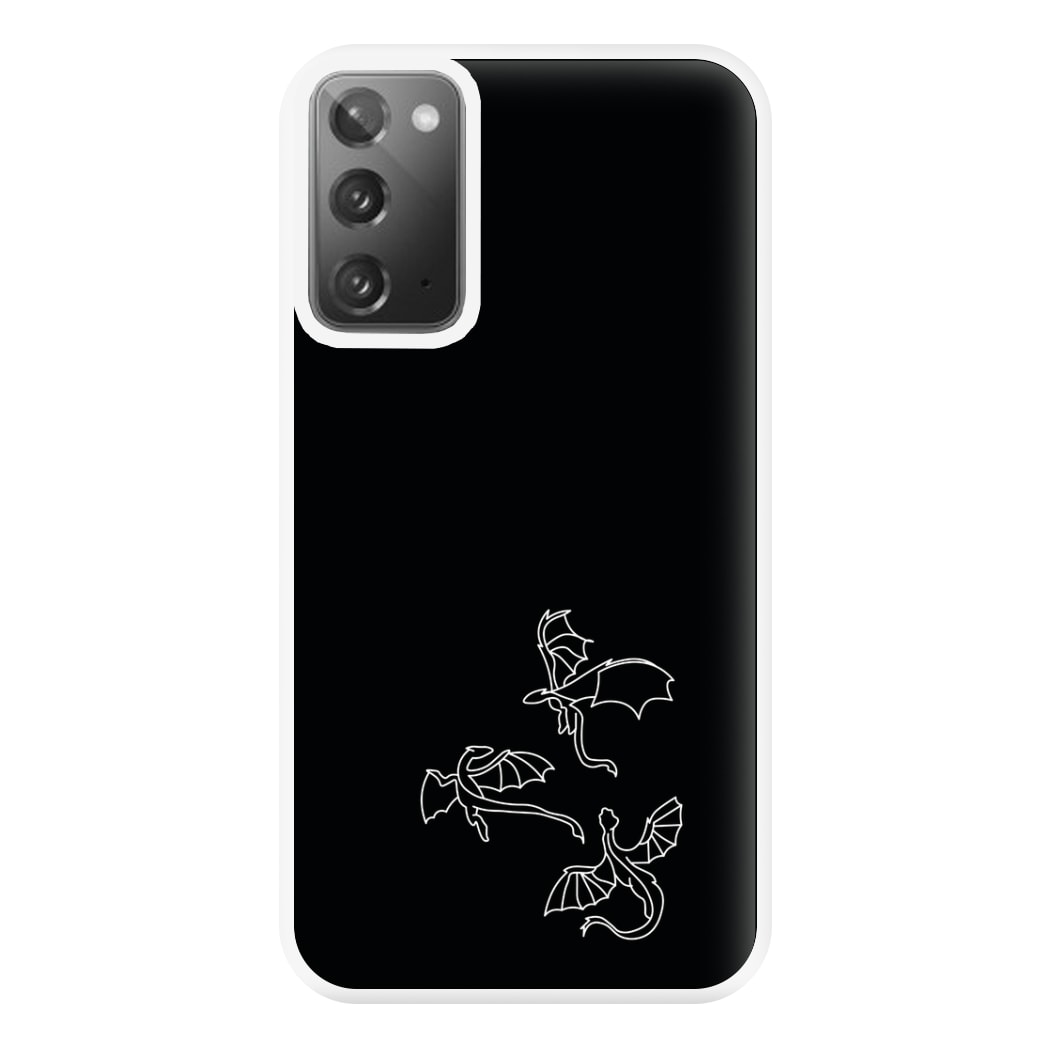 Three Dragons - Dragon Patterns Phone Case for Galaxy Note 20 Ultra