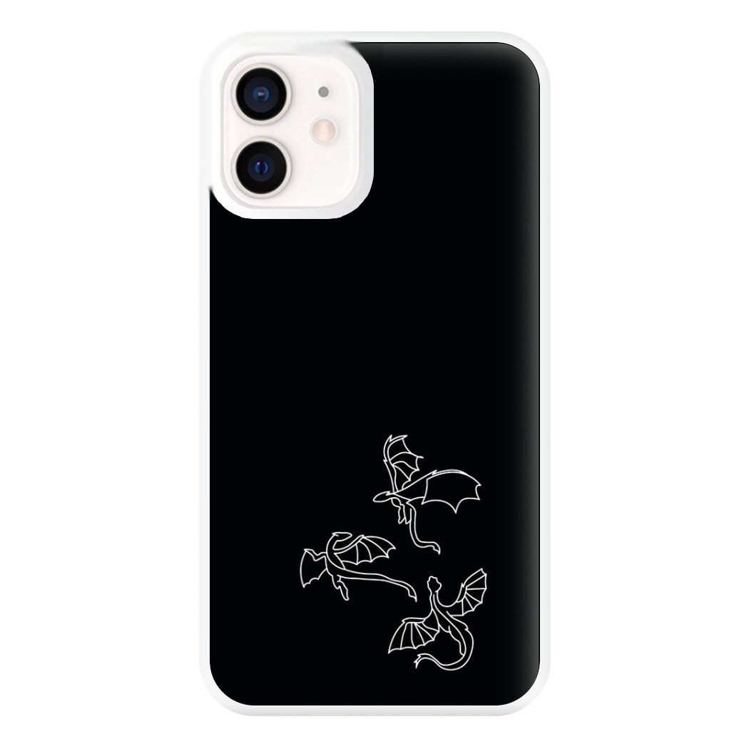 Three Dragons - Dragon Patterns Phone Case for iPhone 12 Mini