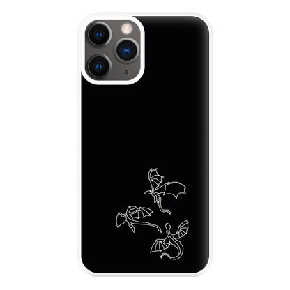 Three Dragons - Dragon Patterns Phone Case for iPhone 12 Pro Max