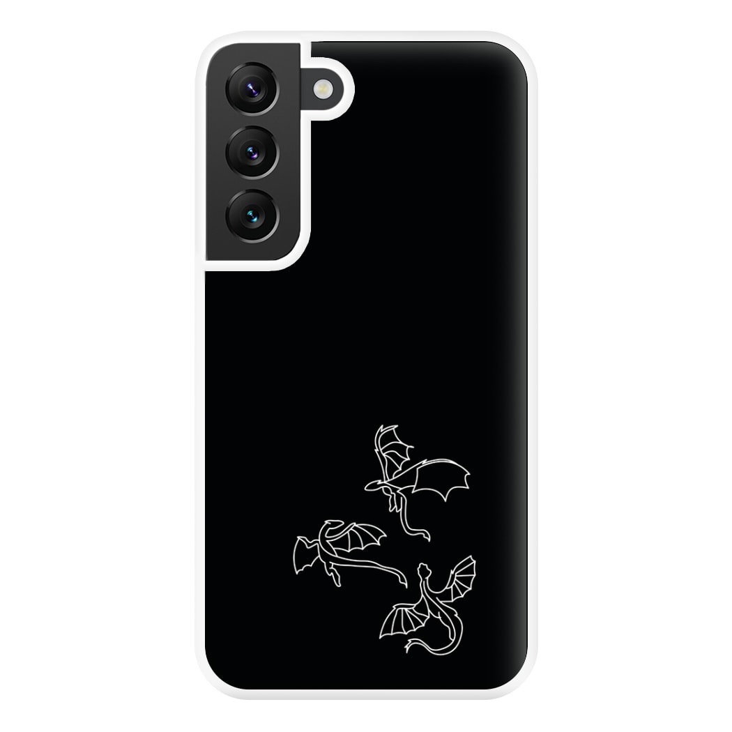 Three Dragons - Dragon Patterns Phone Case for Galaxy S22 Plus