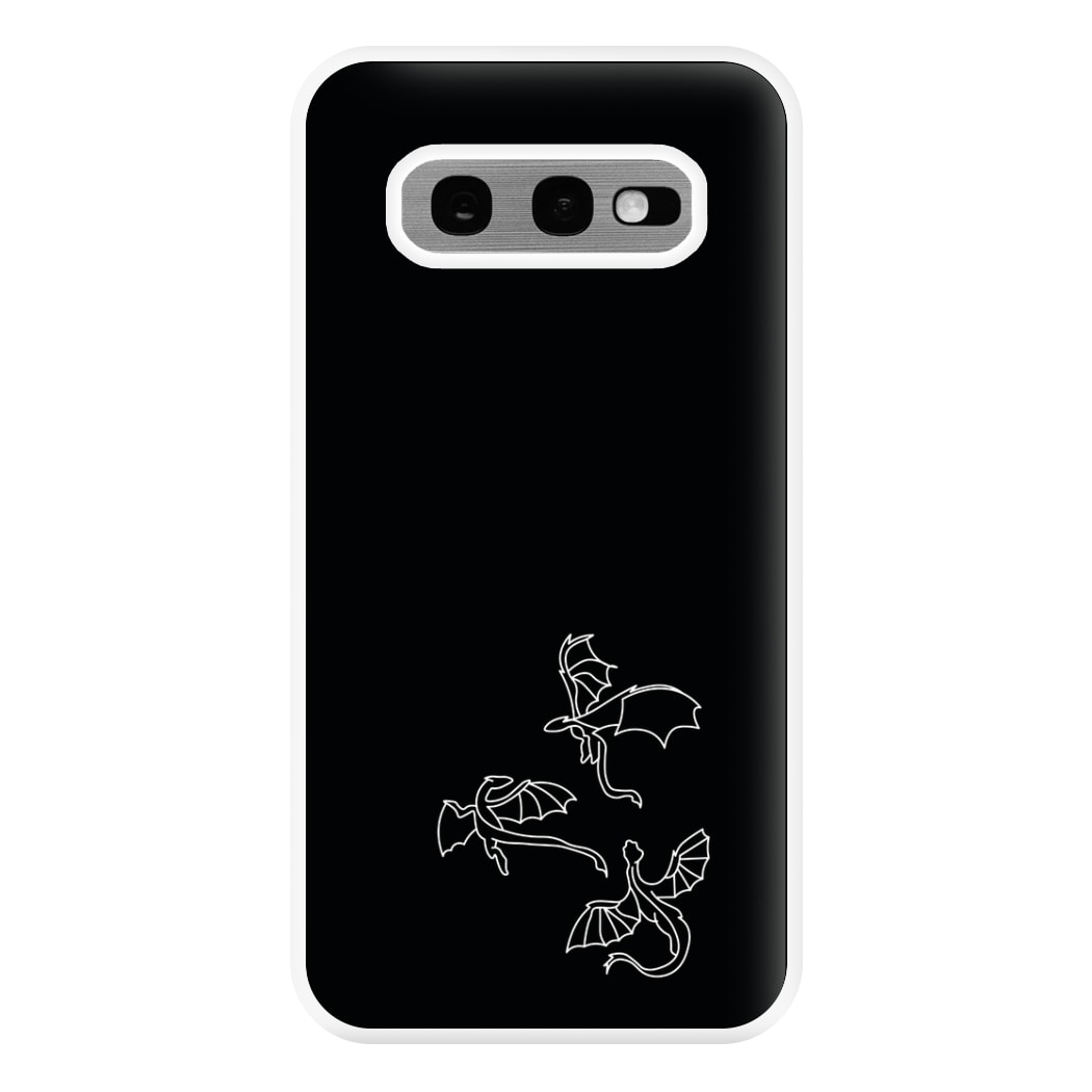 Three Dragons - Dragon Patterns Phone Case for Galaxy S10e