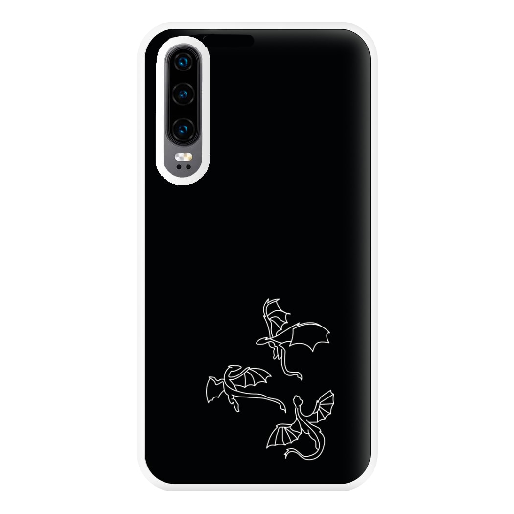 Three Dragons - Dragon Patterns Phone Case for Huawei P30