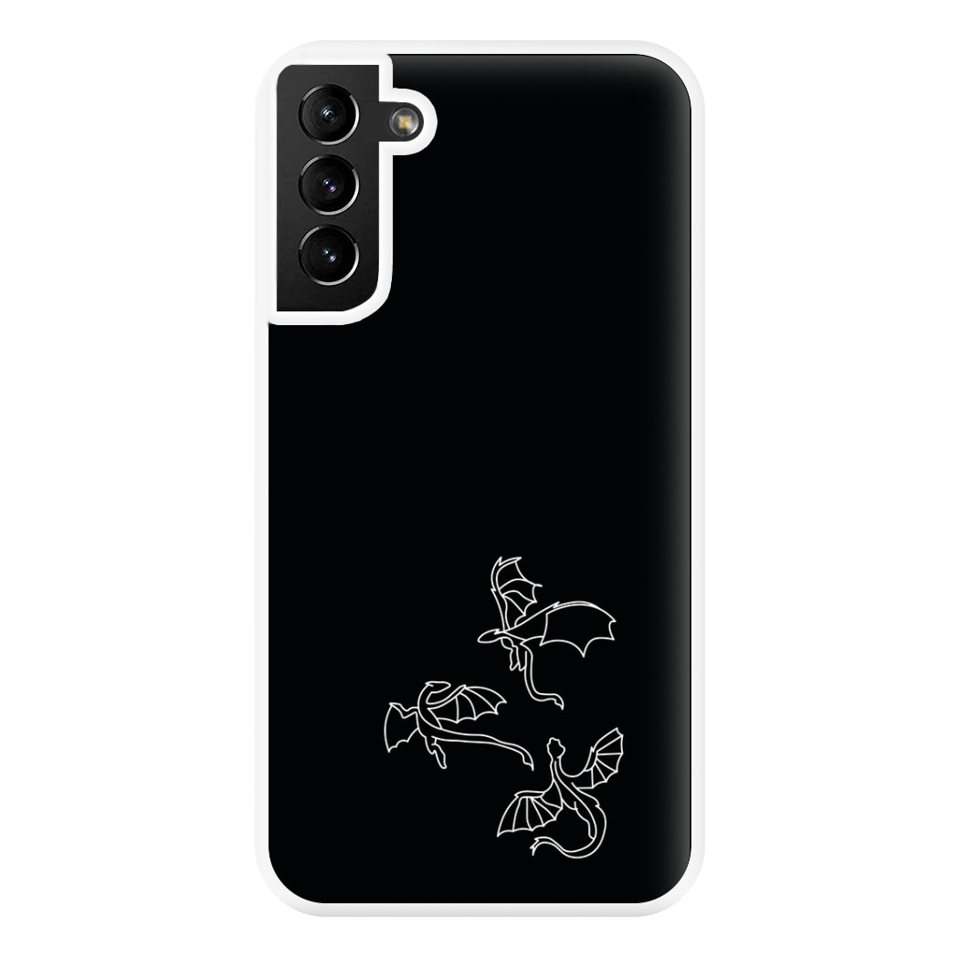 Three Dragons - Dragon Patterns Phone Case for Galaxy S21 Plus