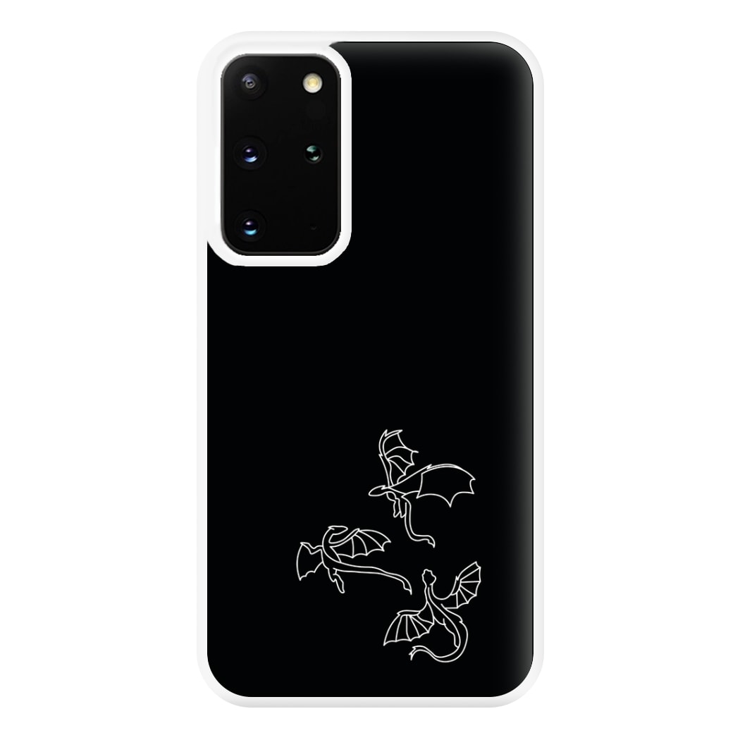 Three Dragons - Dragon Patterns Phone Case for Galaxy S20 Plus