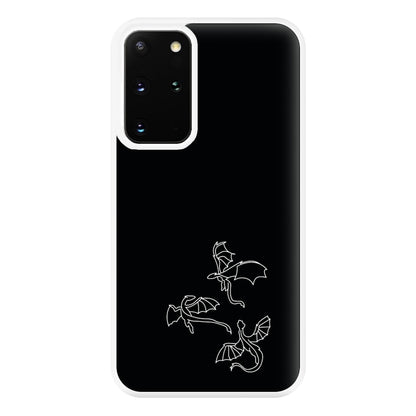 Three Dragons - Dragon Patterns Phone Case for Galaxy S20 Plus