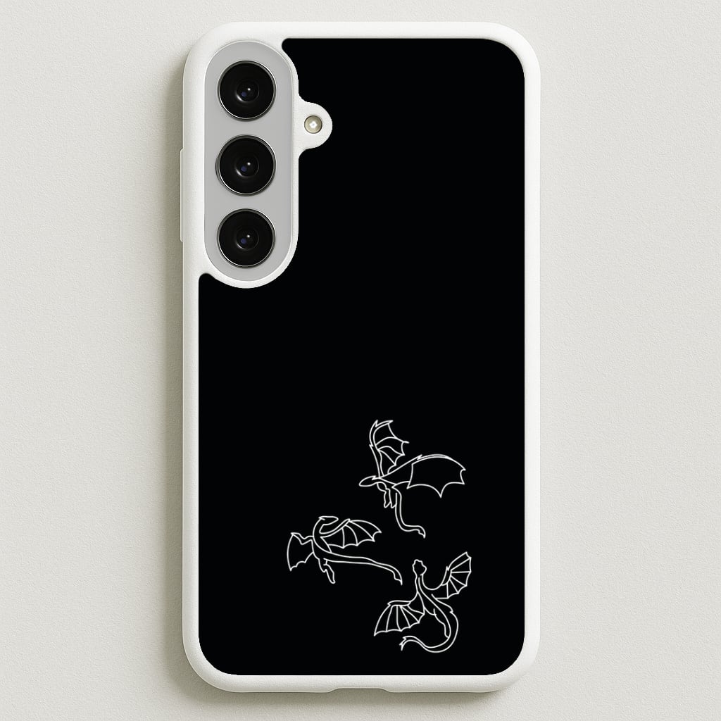 Three Dragons - Dragon Patterns Phone Case for Galaxy S25FE