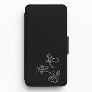 Three Dragons - Dragon Patterns Flip / Wallet Phone Case 1