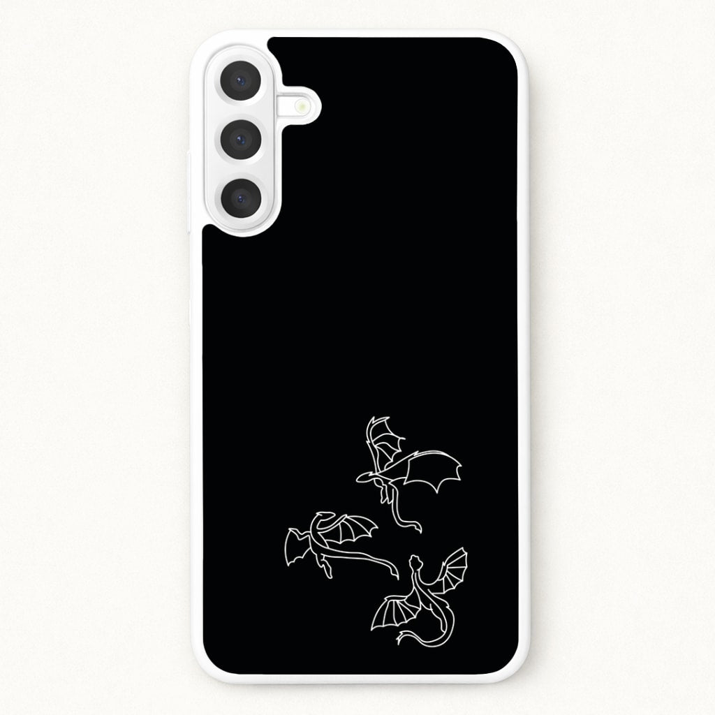 Three Dragons - Dragon Patterns Phone Case for Galaxy A57