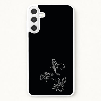 Three Dragons - Dragon Patterns Phone Case for Galaxy A57