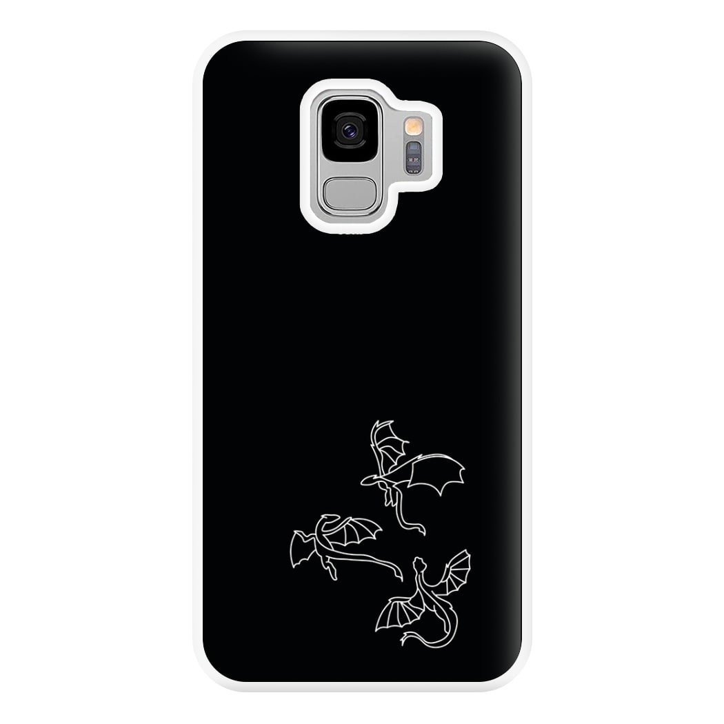 Three Dragons - Dragon Patterns Phone Case for Galaxy S9 Plus