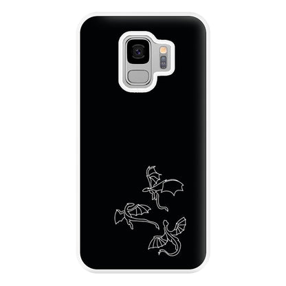 Three Dragons - Dragon Patterns Phone Case for Galaxy S9 Plus