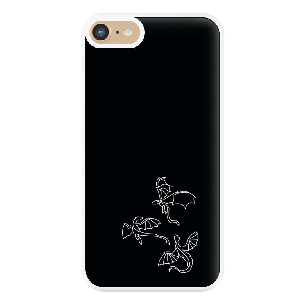 Three Dragons - Dragon Patterns Phone Case for iPhone 6 / 7 / 8 / SE