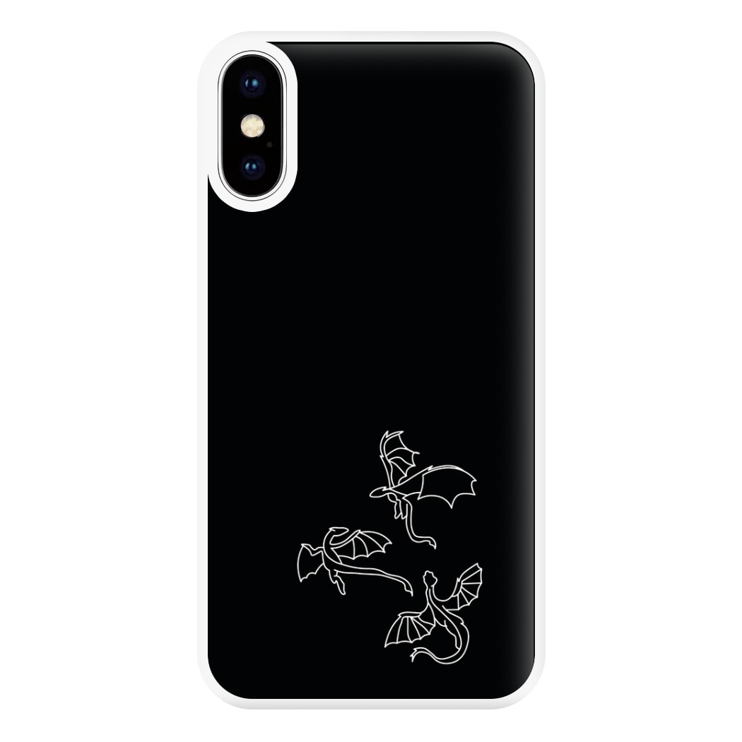 Three Dragons - Dragon Patterns Phone Case for iPhone XS Max