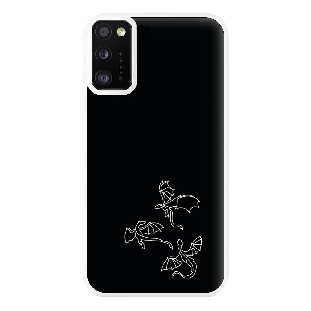 Three Dragons - Dragon Patterns Phone Case for Galaxy A41