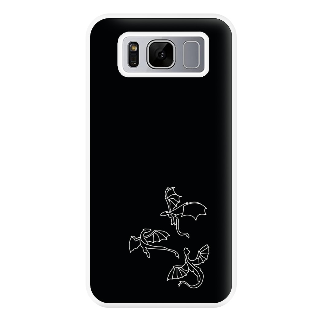 Three Dragons - Dragon Patterns Phone Case for Galaxy S8 Plus