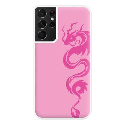 Pink Side Dragon  Phone Case for Galaxy S21 Ultra