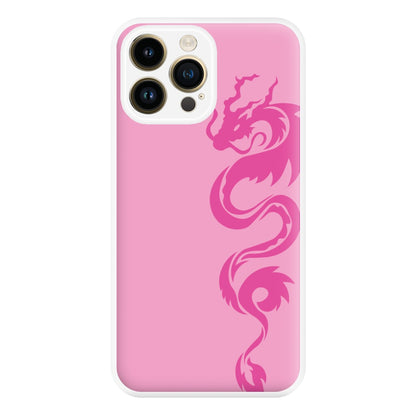 Pink Side Dragon  Phone Case for iPhone 14 Pro Max