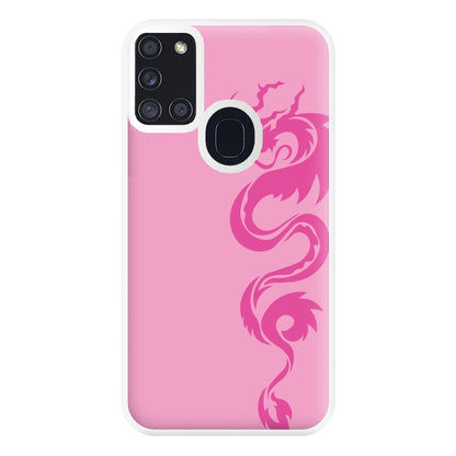 Pink Side Dragon  Phone Case for Galaxy A21s