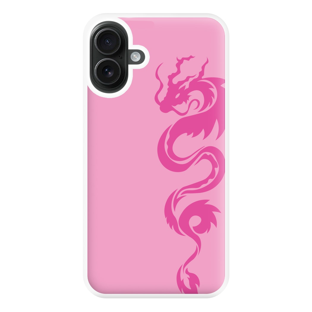 Pink Side Dragon  Phone Case for iPhone 16 Plus