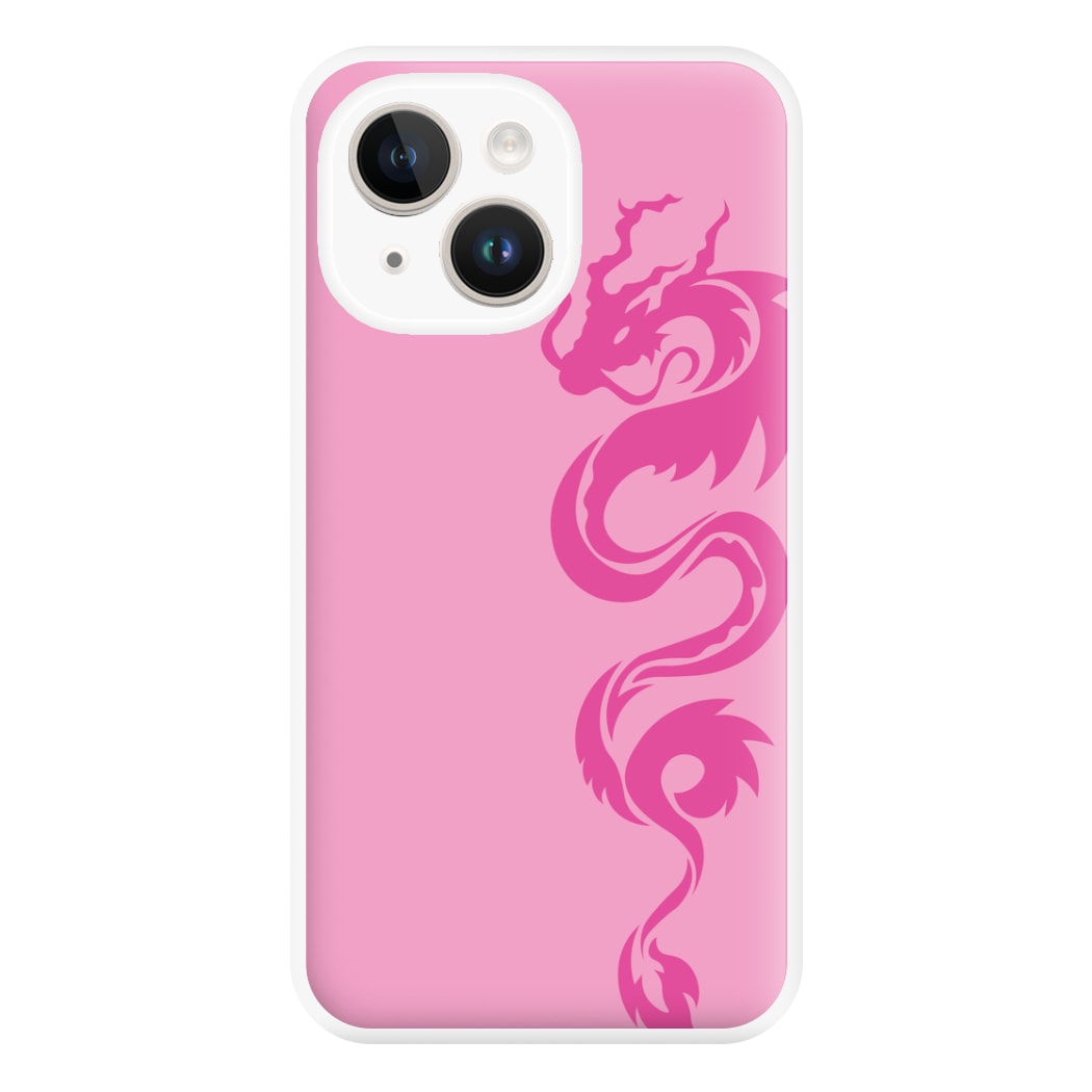 Pink Side Dragon  Phone Case for iPhone 14 Plus