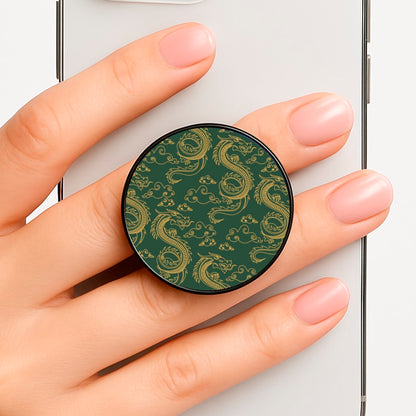 Green And Gold Dragon Pattern FunGrip