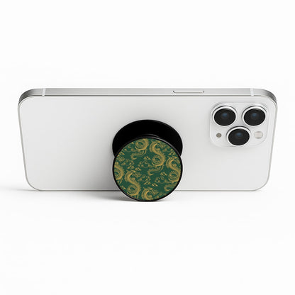 Green And Gold Dragon Pattern FunGrip