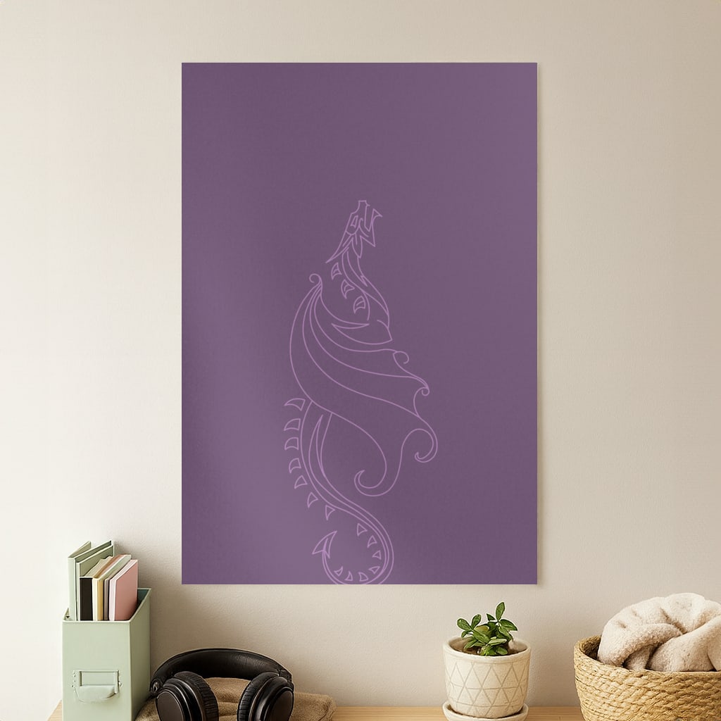 Flying Dragon - Dragon Patterns Poster
