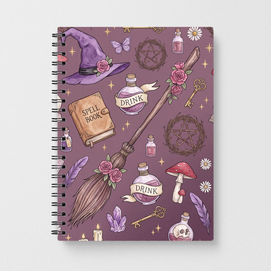 Dusty Violet Witchcraft Notebook