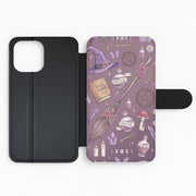 Dusty Violet Witchcraft Flip / Wallet Phone Case 2