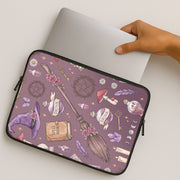Dusty Violet Witchcraft Laptop Sleeve 2