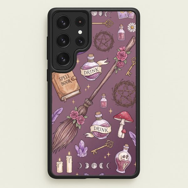 Dusty Violet Witchcraft Phone Case - Galaxy S23 Ultra / Standard