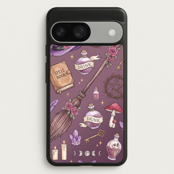 Dusty Violet Witchcraft Phone Case - Google Pixel 9 / 9 Pro / Standard
