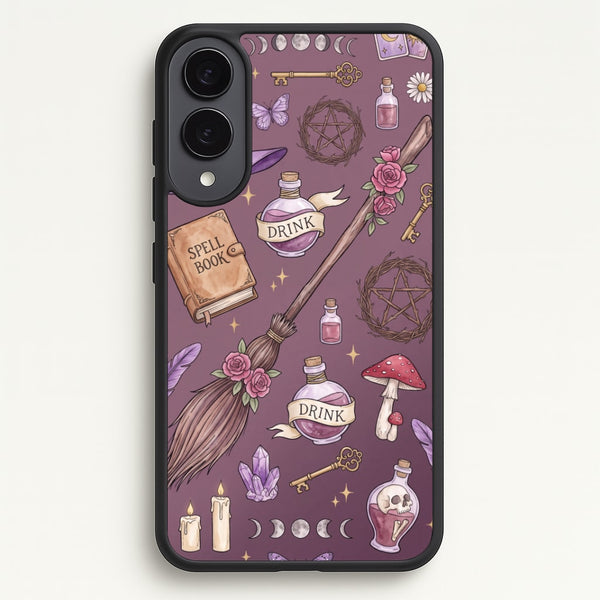 Dusty Violet Witchcraft Phone Case - Galaxy S25 Edge / Standard