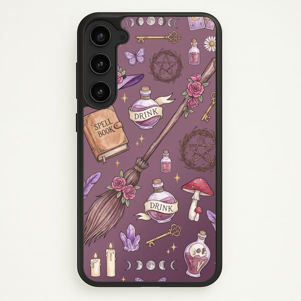 Dusty Violet Witchcraft Phone Case - Galaxy S23 Plus / Standard