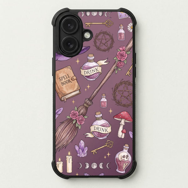 Dusty Violet Witchcraft Phone Case — Bumper case