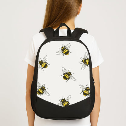Bumblebee Pattern  Large School Bag