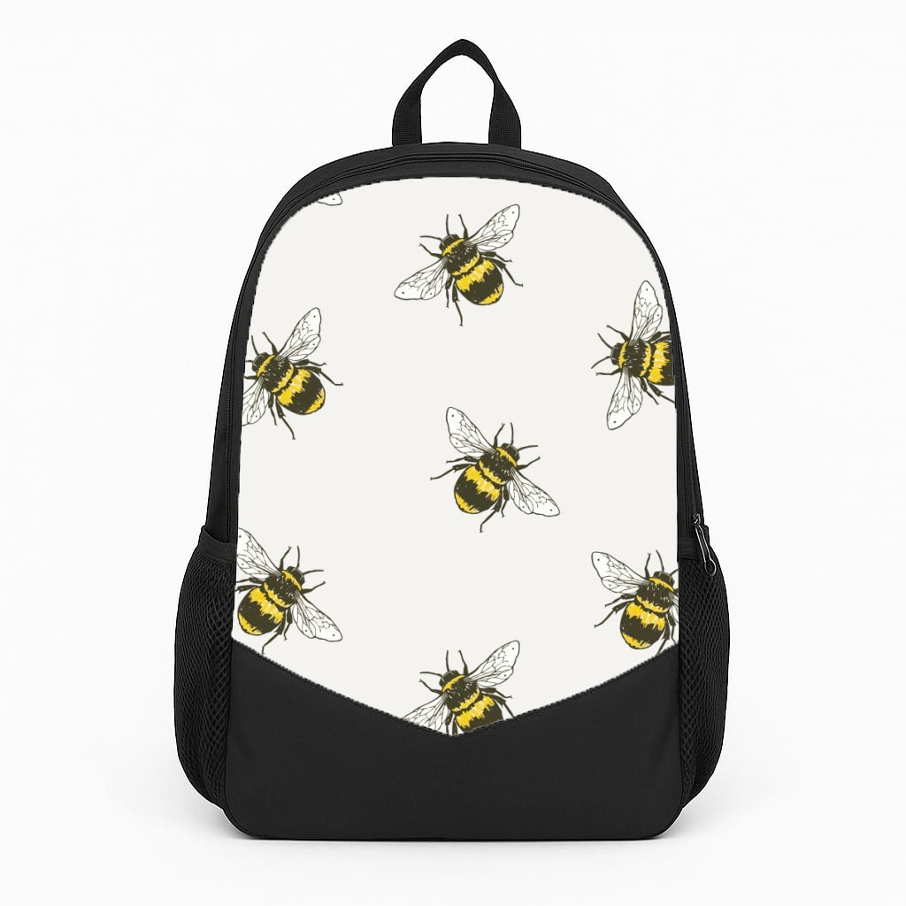 Bumblebee Pattern  Large Backpack