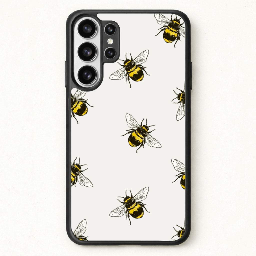 Bumblebee Pattern Phone Case for Galaxy S26 Ultra