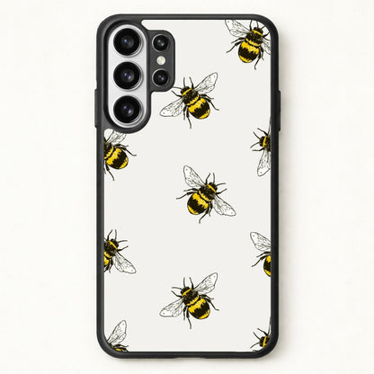 Bumblebee Pattern Phone Case for Galaxy S26 Ultra