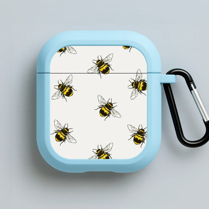 Bumblebee Pattern  Blue AirPods Case
