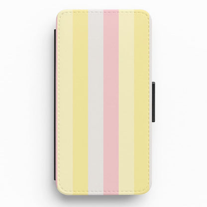 Pastel Stripes  Flip / Wallet Phone Case