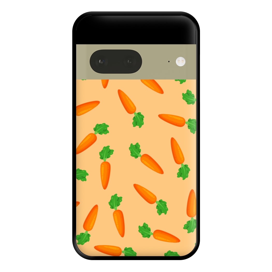 Carrot Pattern Phone Case for Google Pixel 7a